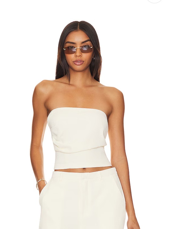 REVOLVE Tops - ROMA TOP IN IVORY - NWT